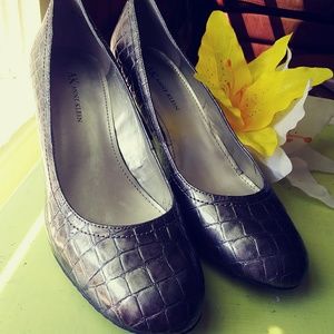 🌌🌠Gray Heel Shoes🌠🌌